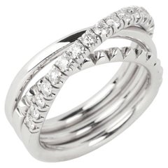 Cartier Brilliant cut Diamond Étincelle Triple Band Ring