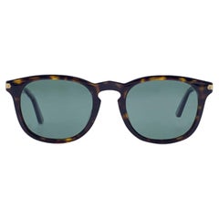 Cartier Brown Acetate CT0011S Unisex Sunglasses 50/12 145 mm