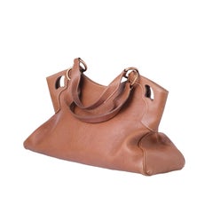 Cartier Brown Leather Medium Marcello de Cartier Bag -'10s