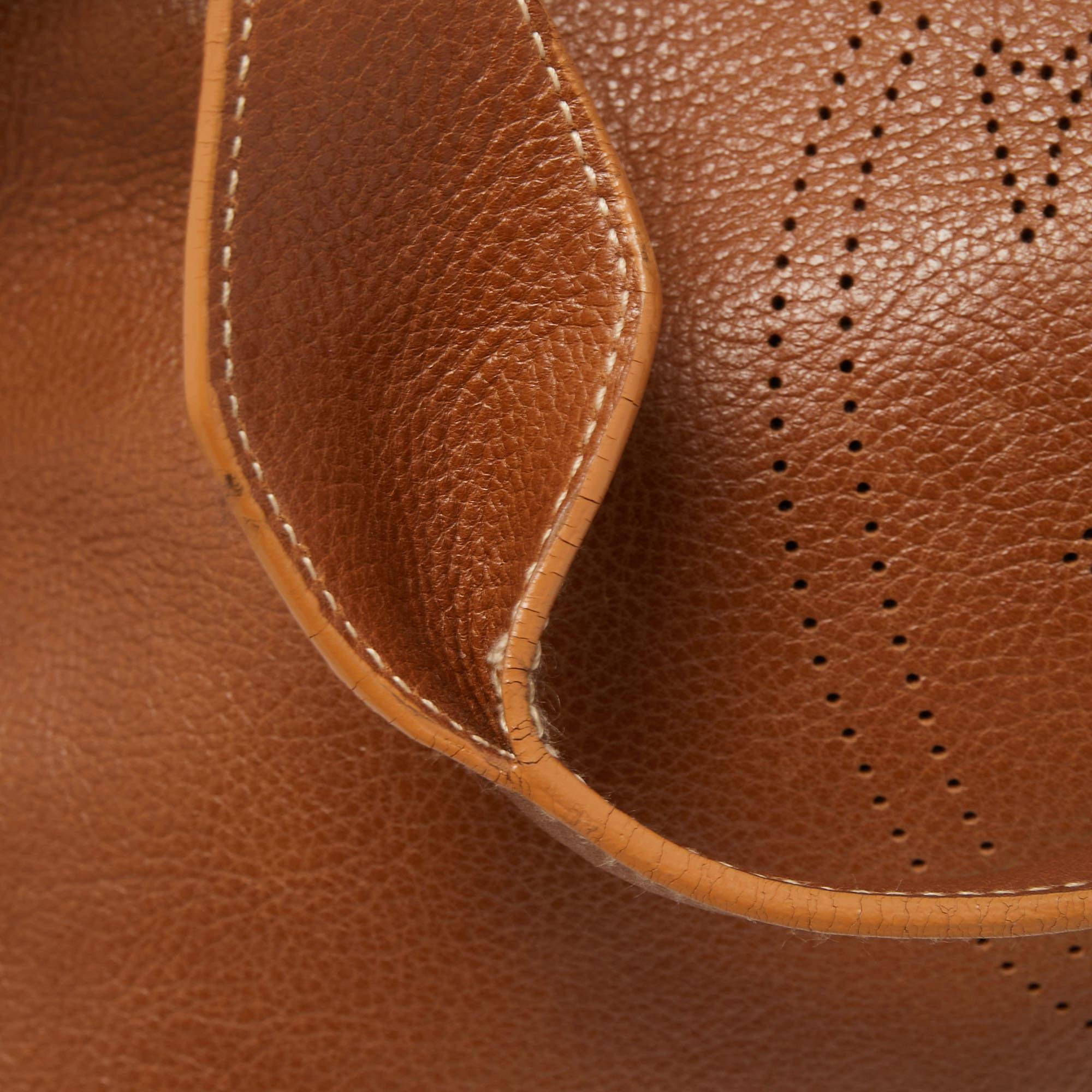 Cartier Brown Leather Medium Marcello de Cartier Bag 4