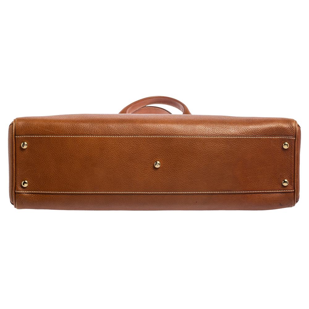 Cartier Brown Leather Medium Marcello de Cartier Bag 1