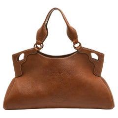 Cartier - Sac Marcello de Cartier en cuir marron, taille moyenne