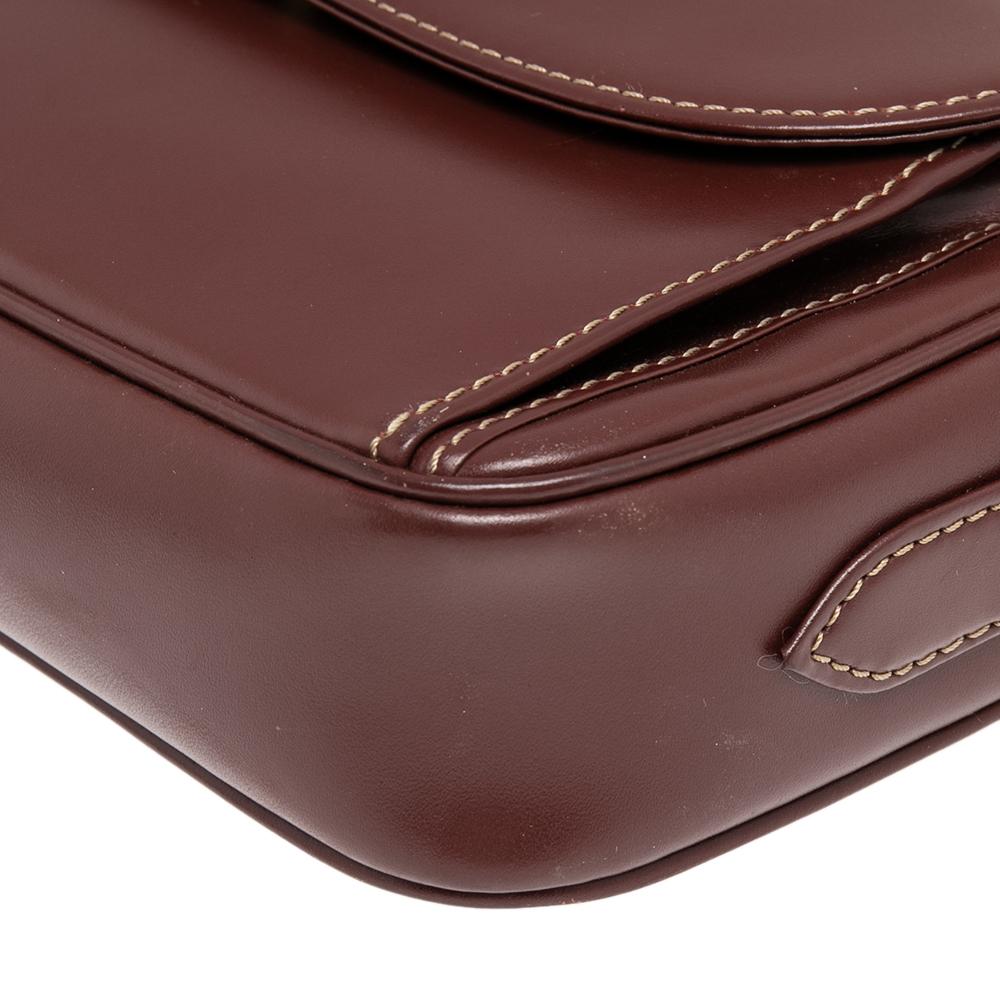 Cartier Brown Leather Must de Cartier Shoulder Bag 5