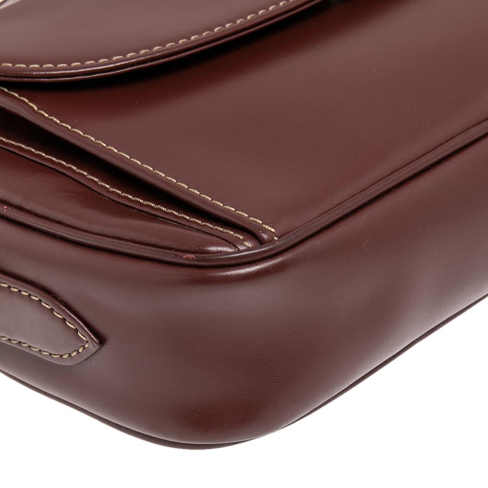 Cartier Brown Leather Must de Cartier Shoulder Bag 3