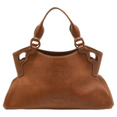 Cartier Brown Leather Small Marcello de Cartier Bag
