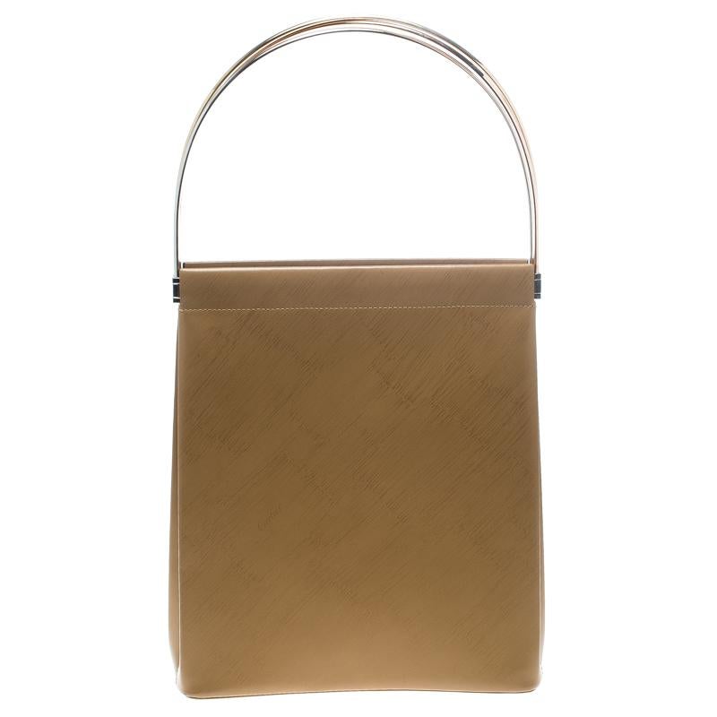 Cartier Brown Leather Trinity Bag In Good Condition In Dubai, Al Qouz 2