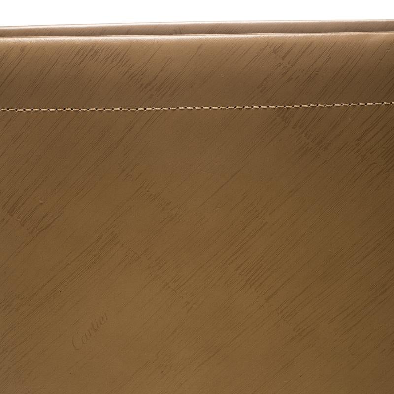 Women's Cartier Brown Leather Trinity Bag