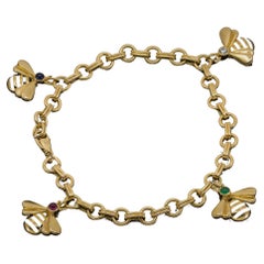 Cartier Bumble Bee Charm Bracelet