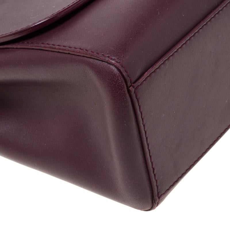 Cartier - Sac à poignée en cuir Jeanne bordeaux Toussaint 2
