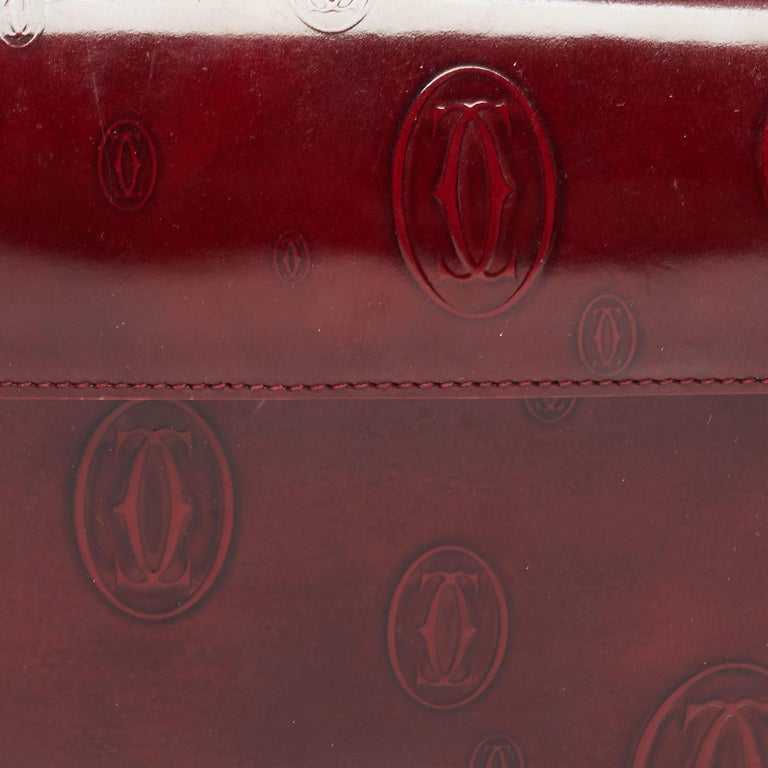 Burgundy Patent Leather Betty Bag
