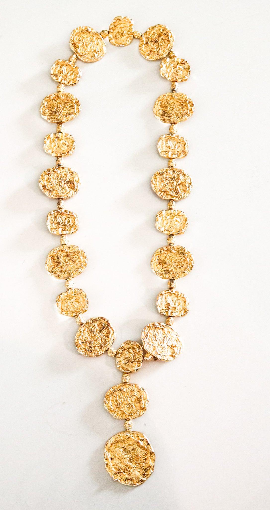 CARTIER by Lisa Sotilis 1969 Cinturón-Collar Jacqueline Kennedy  Oro Vermeil de 18 quilates en venta 1