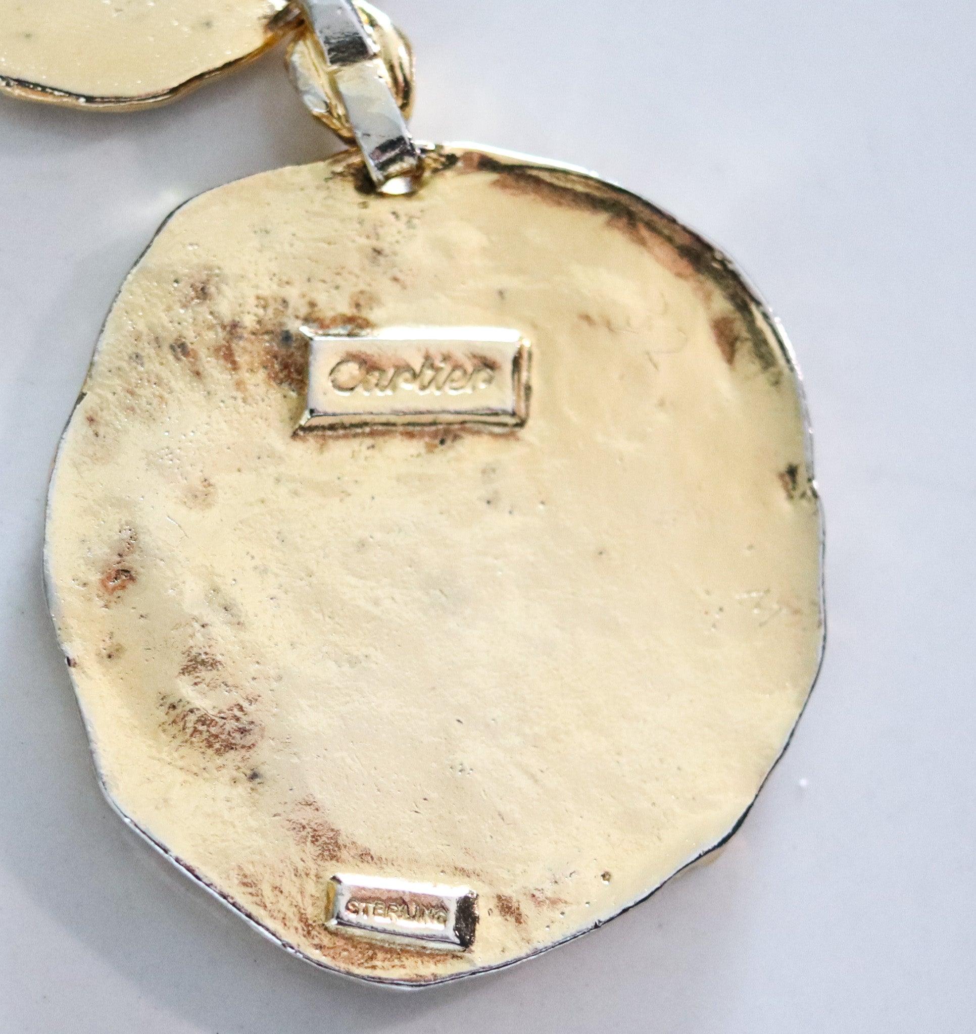 CARTIER by Lisa Sotilis 1969 Cinturón-Collar Jacqueline Kennedy  Oro Vermeil de 18 quilates en venta 4