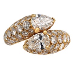 Cartier By-Pass Diamantring 18 Karat Gold