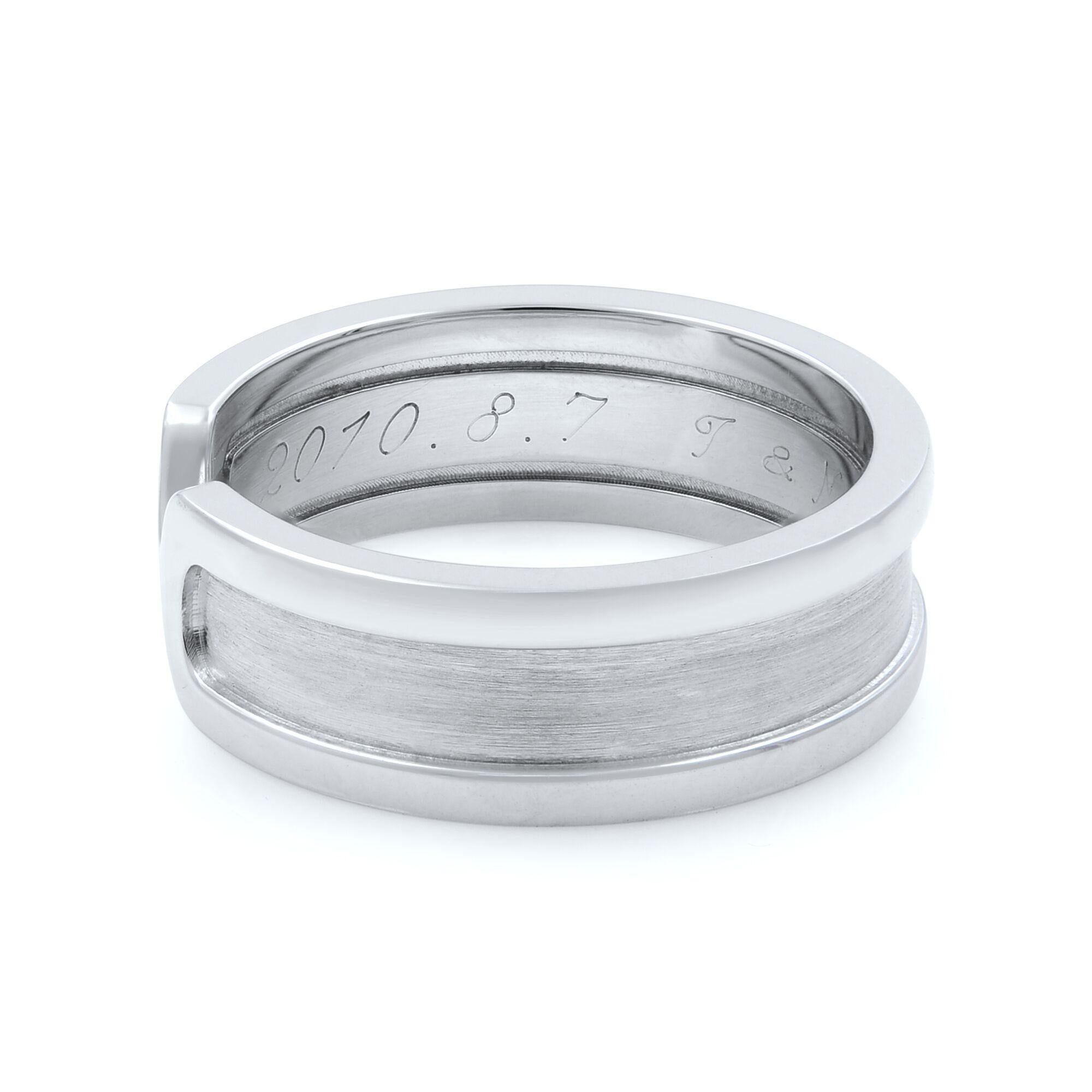 Women's Cartier C Collection Ring 18K White Gold