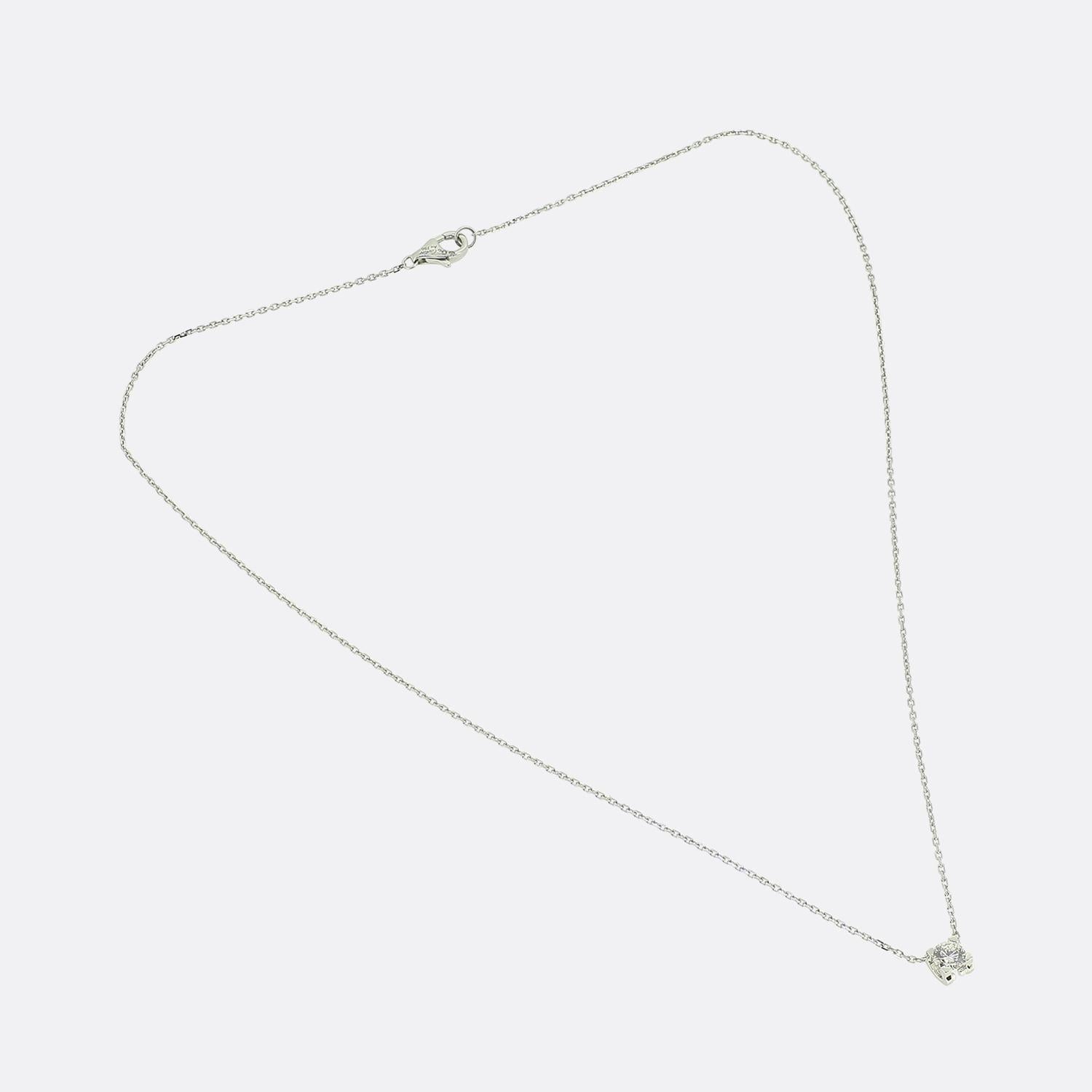 C.C. di Cartier 0,26 carati Collana con diamanti In condizioni ottime in vendita a London, GB