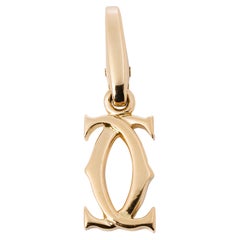 Pendentif en or 18 carats C de Cartier
