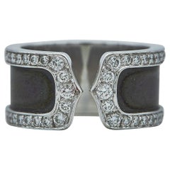 Anello con diamanti in oro bianco 18 carati A.I.C. di Cartier