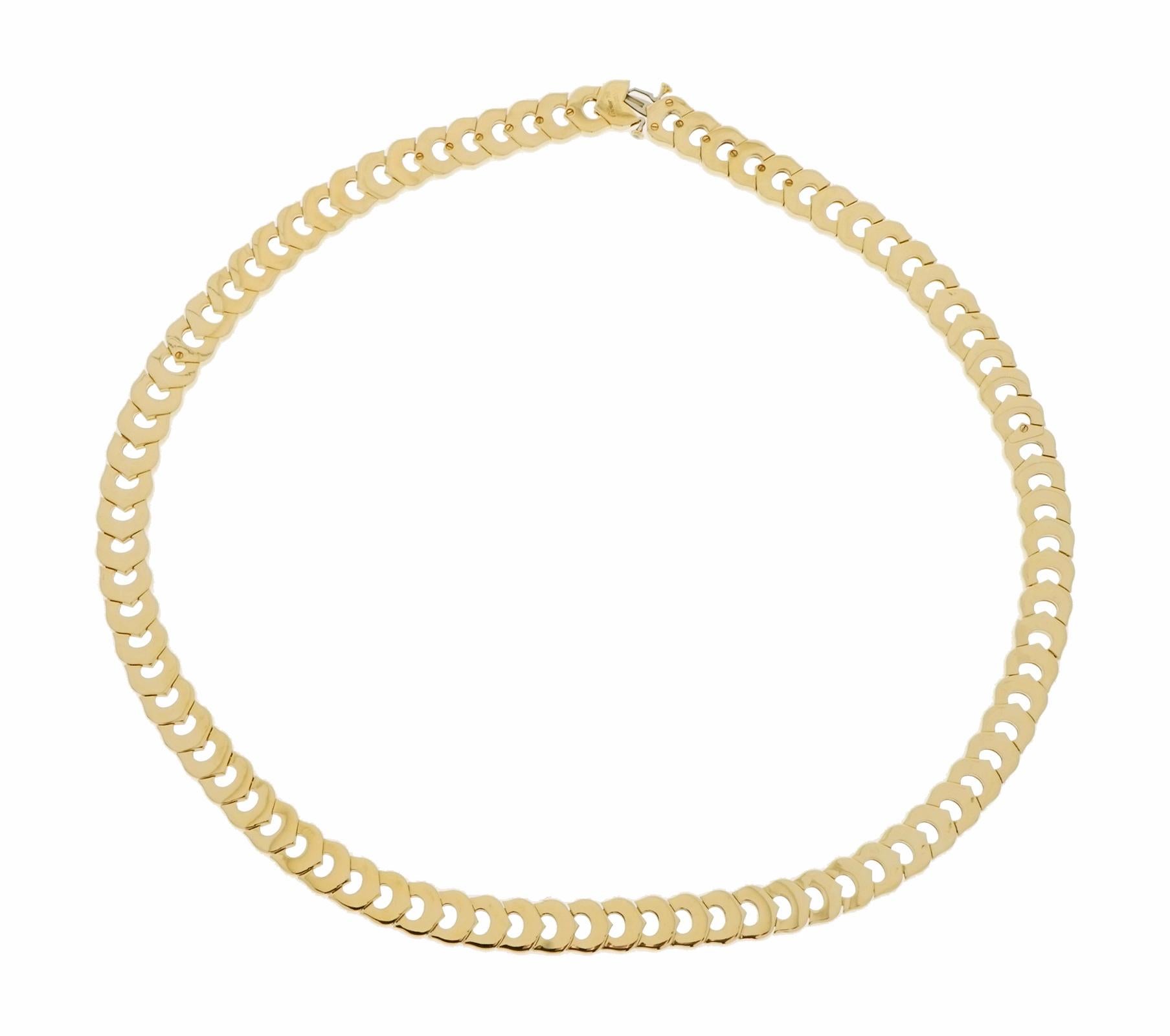 cartier 18k gold necklace