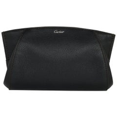 Cartier C de Cartier Bag Onyx Taurillon Leather Clutch 
