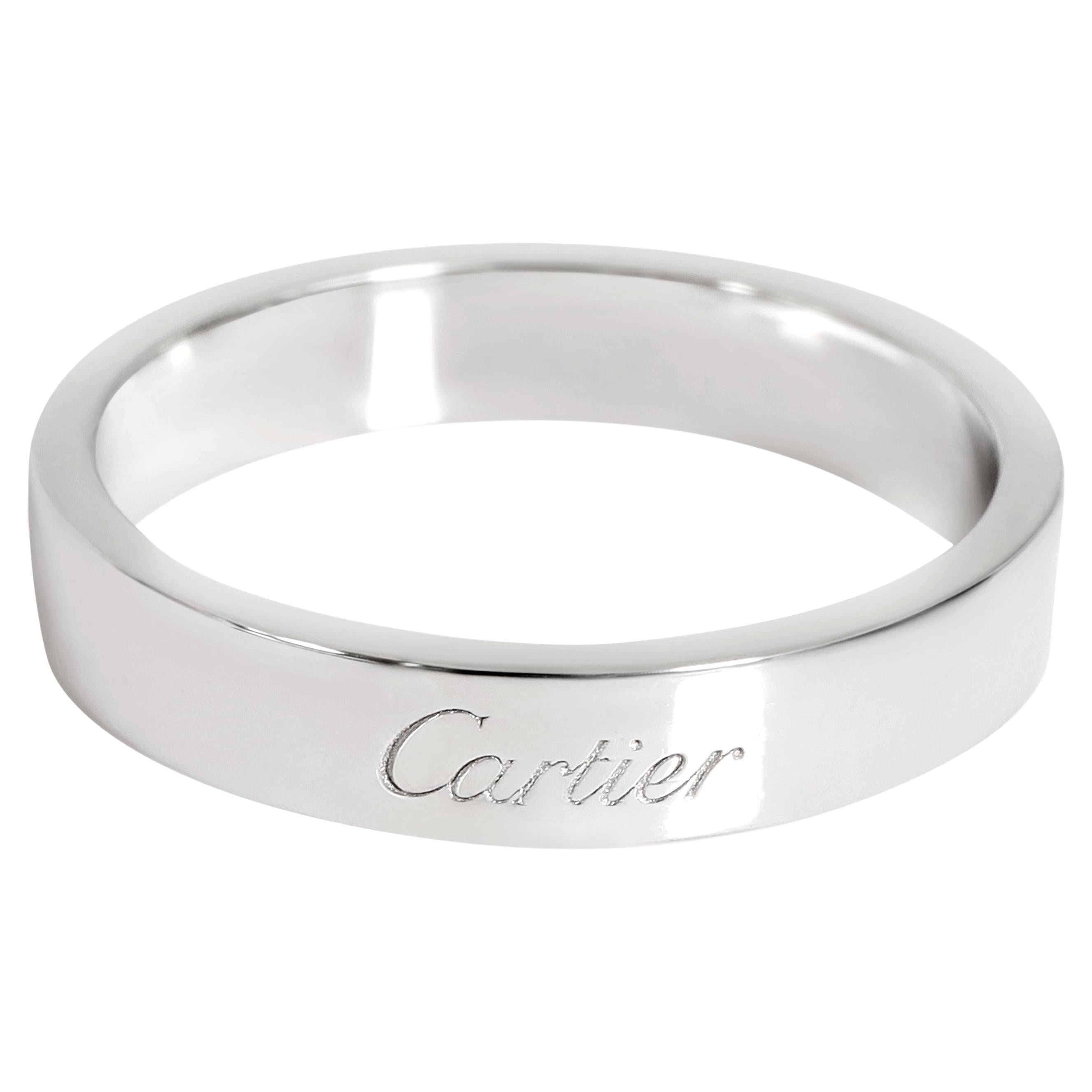Cartier Love Band in Platinum Cartier For Sale at 1stDibs