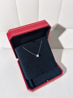 Cartier C de Cartier Collection 18K White‑Gold 1‑Carat Solitaire Necklace