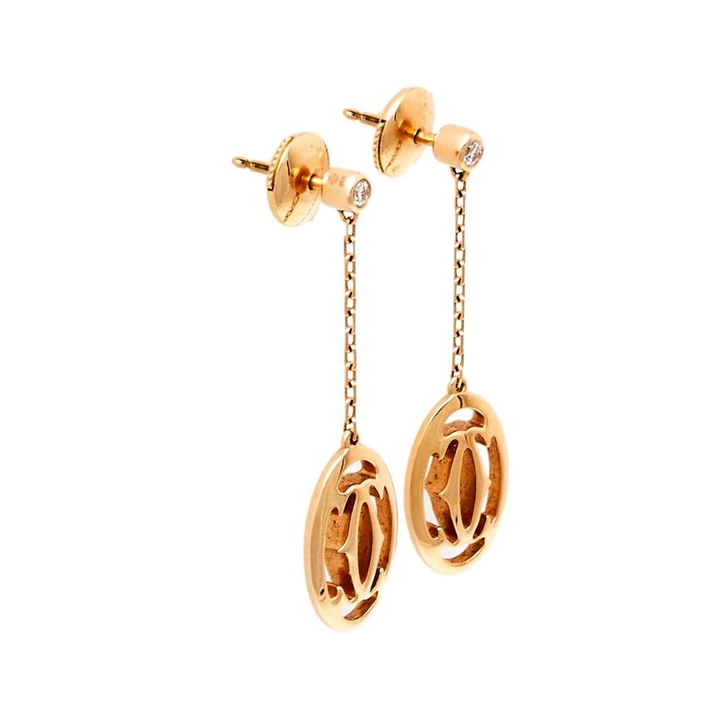 cartier dangle earrings