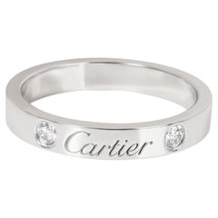 Cartier C De Cartier Diamond Band in Platinum 0.07 CTW