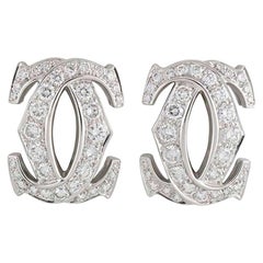 Cartier C de Cartier Diamond Earrings 1.66 Carat