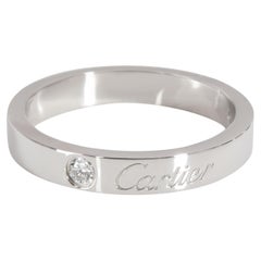 Cartier C de Cartier Diamond Ring in Platinum 0.03 CTW