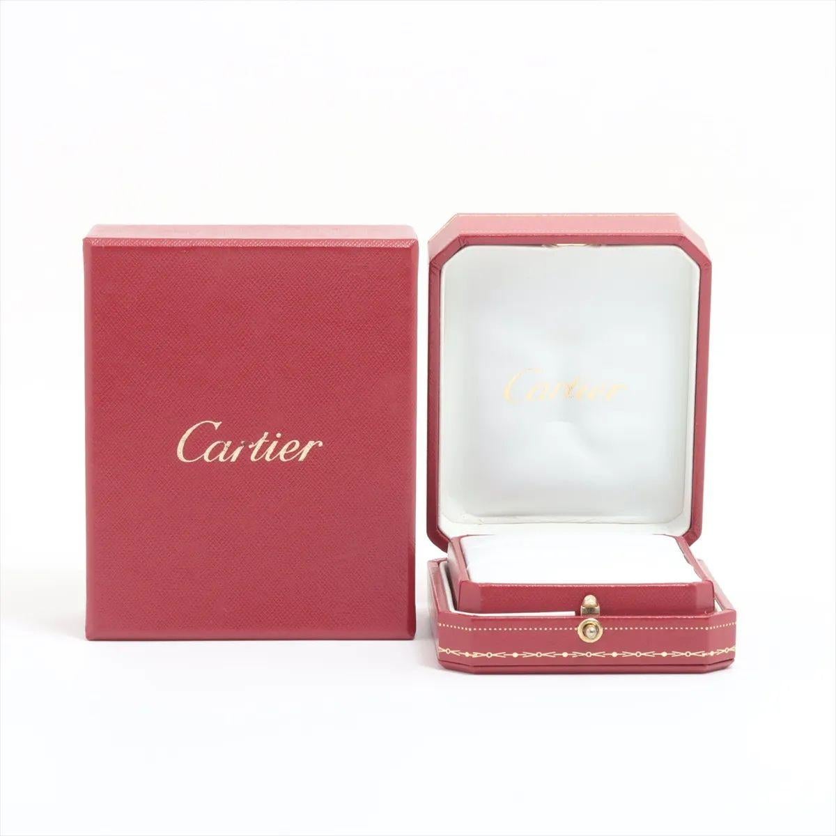 Cartier C de Cartier Diamond Ring Yellow Gold For Sale 1
