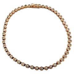 CARTIER C De Cartier Diamant-Tennisarmband aus 18 Karat Roségold 1,56 tcw