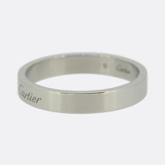 Cartier C De Cartier Diamond Wedding Band Ring