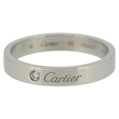 Cartier C De Cartier Diamond Wedding Band Ring