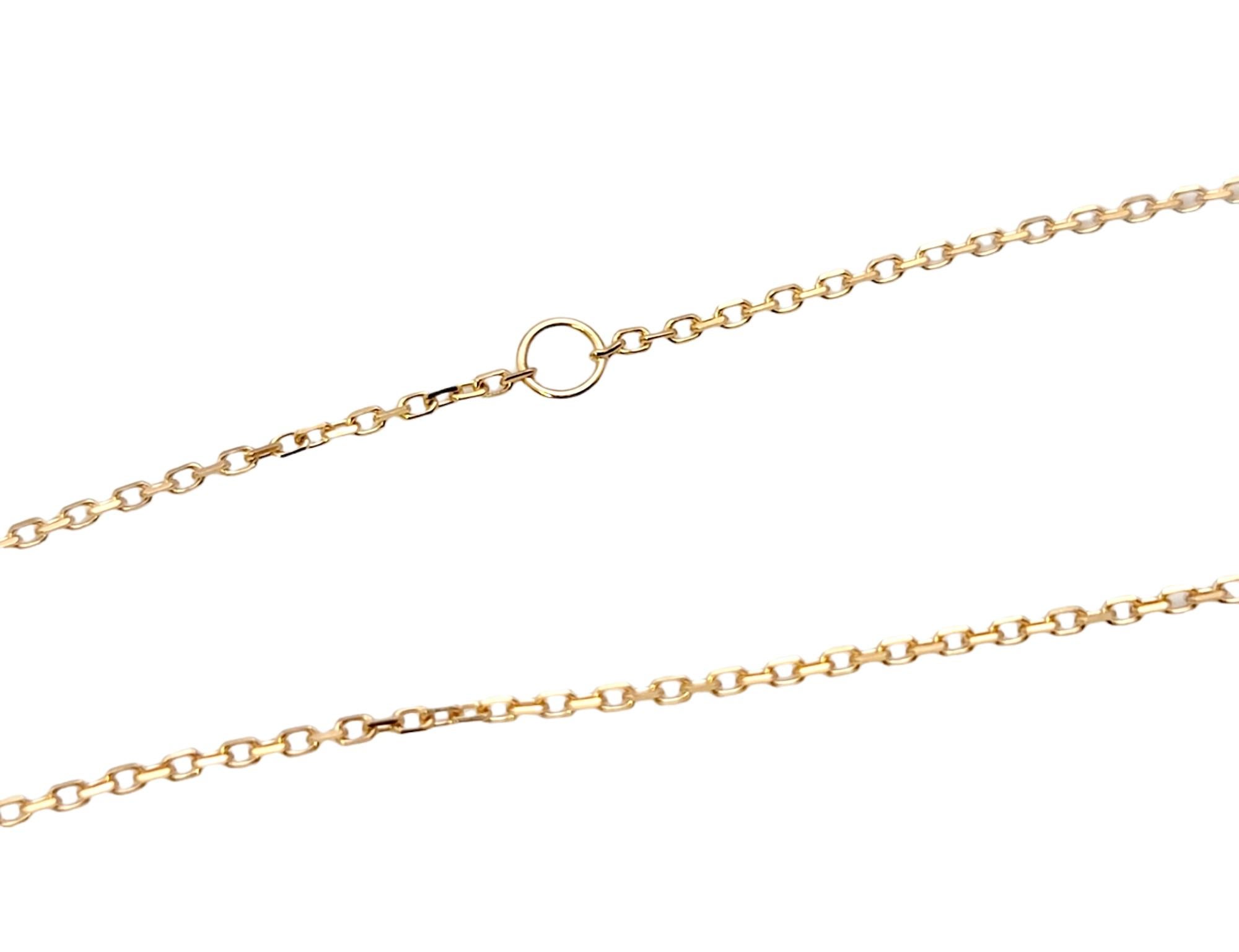 Cartier C de Cartier GIA Diamond Solitaire Necklace in 18 Karat Rose Gold F/VS1 2