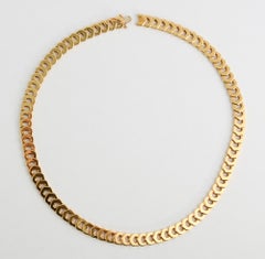 Collier ras du cou en or Cartier C de Cartier