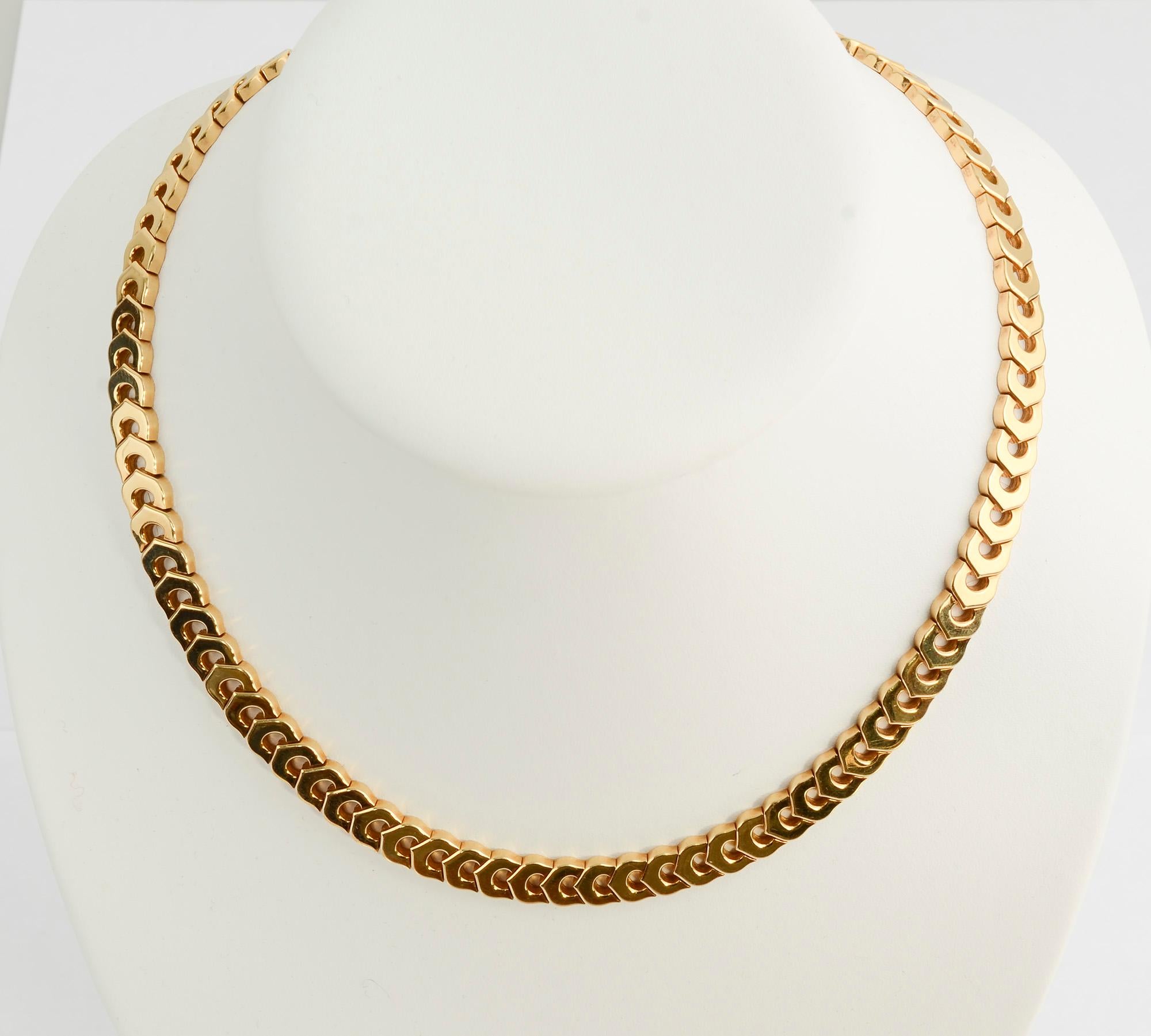 cartier gold necklace