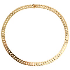 Cartier C de Cartier Gold Choker Necklace
