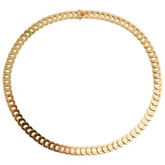 Cartier C de Cartier Gold Choker Necklace