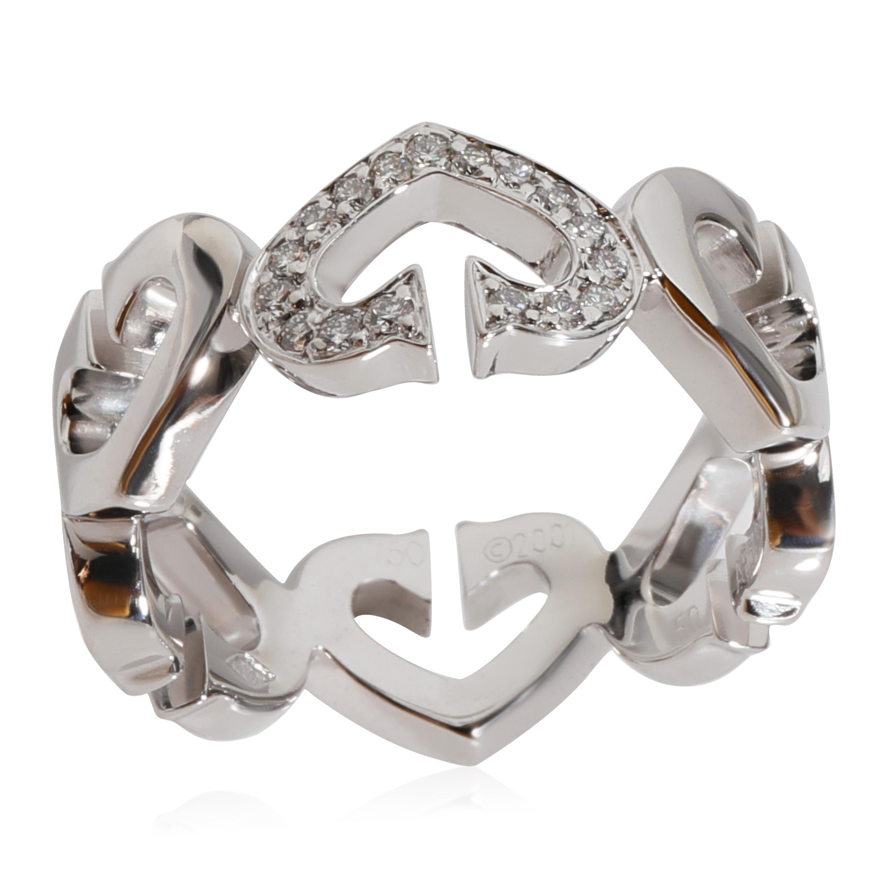Cartier C De Cartier Heart Ring in 18k White Gold 0.13 CTW

PRIMARY DETAILS
SKU: 123195
Listing Title: Cartier C De Cartier Heart Ring in 18k White Gold 0.13 CTW
Condition Description: Retails for 4550 USD. In excellent condition and recently