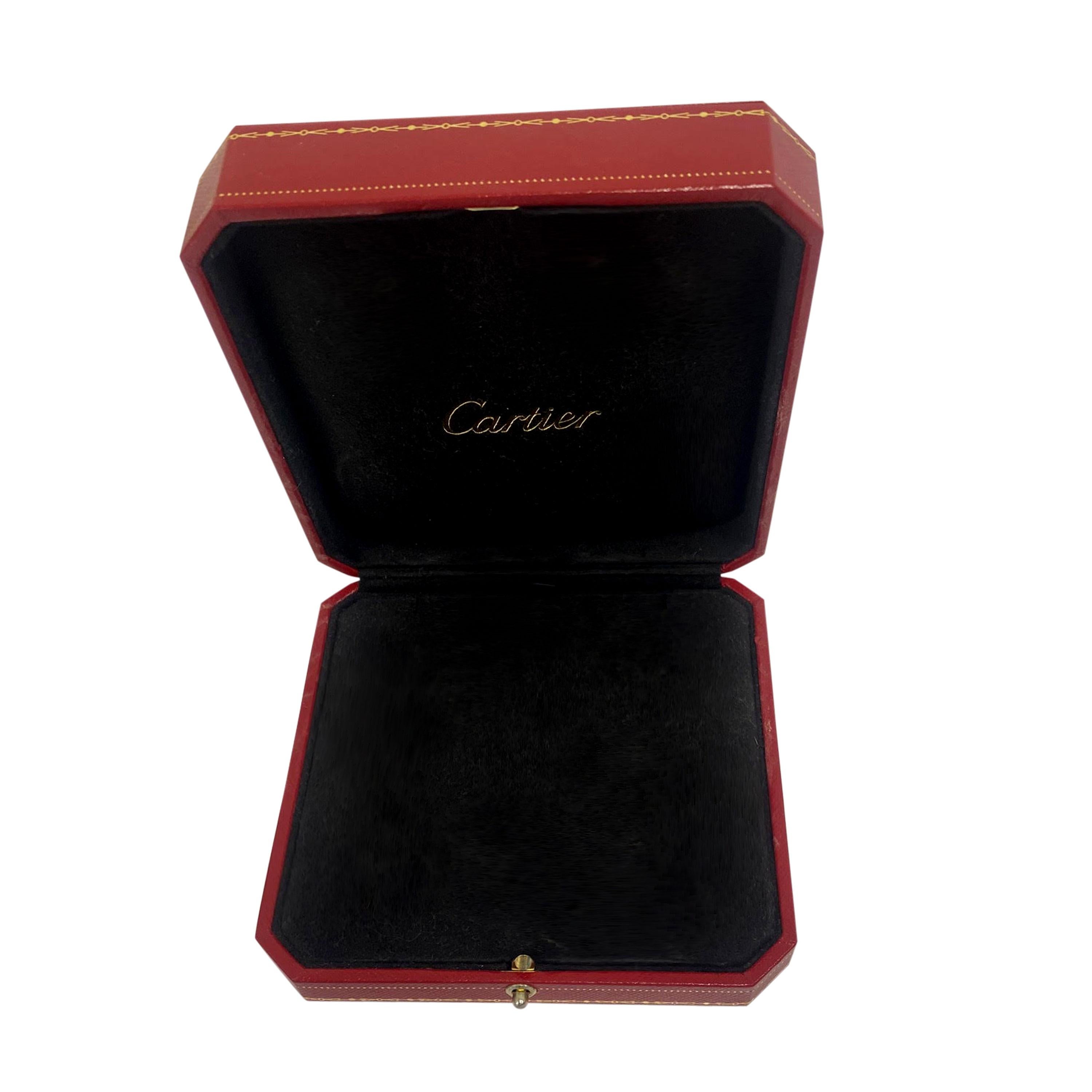 Cartier C De Cartier Hindu-Diamant-Anhänger aus 18 Karat Weißgold 0.6 Karat im Zustand „Hervorragend“ im Angebot in New York, NY