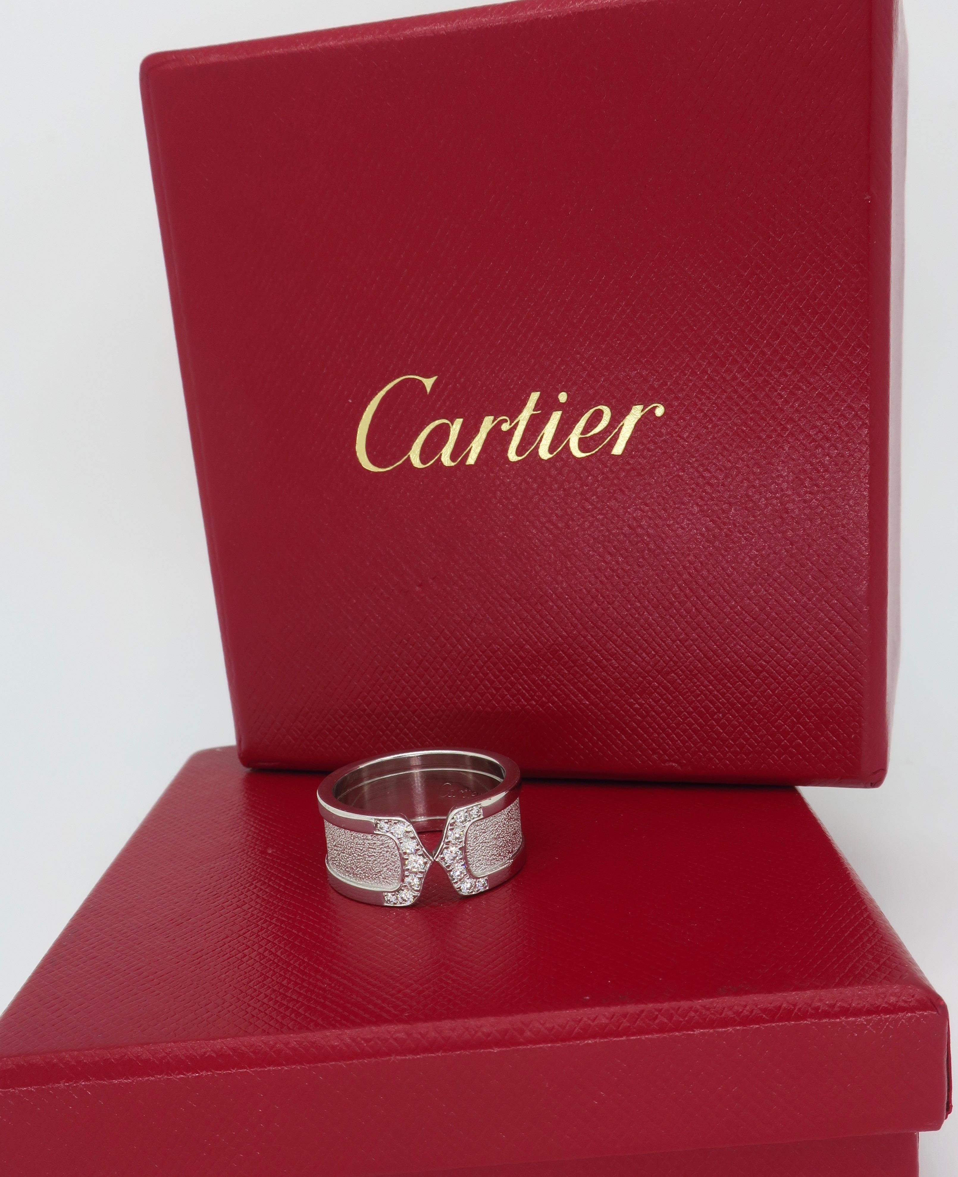 Cartier C De Cartier Logo Ring 5