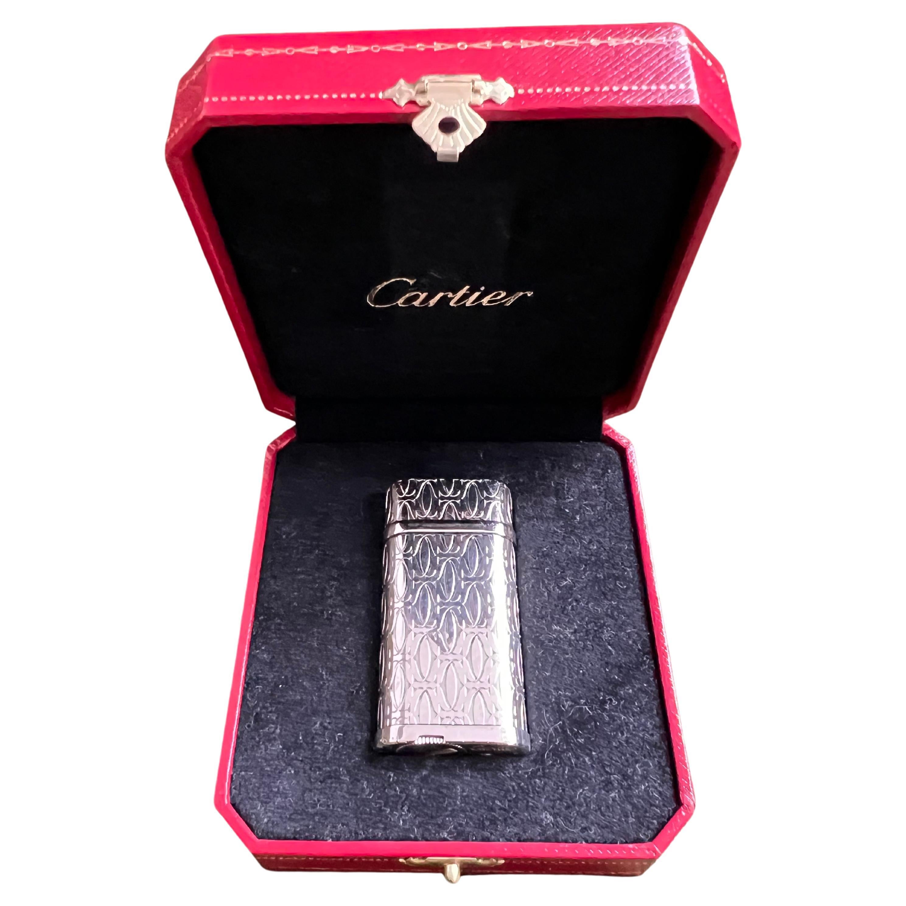 Cartier C De Cartier Logo Silver 
Palladium Finish
