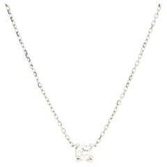 Cartier C de Cartier Necklace 18K White Gold and Diamond 0.24CT