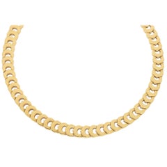 Cartier C de Cartier Necklace Set in Solid 18 Karat Yellow Gold