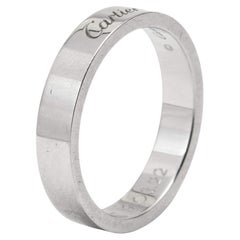 Cartier C De Cartier Bague de mariage en platine, taille 54