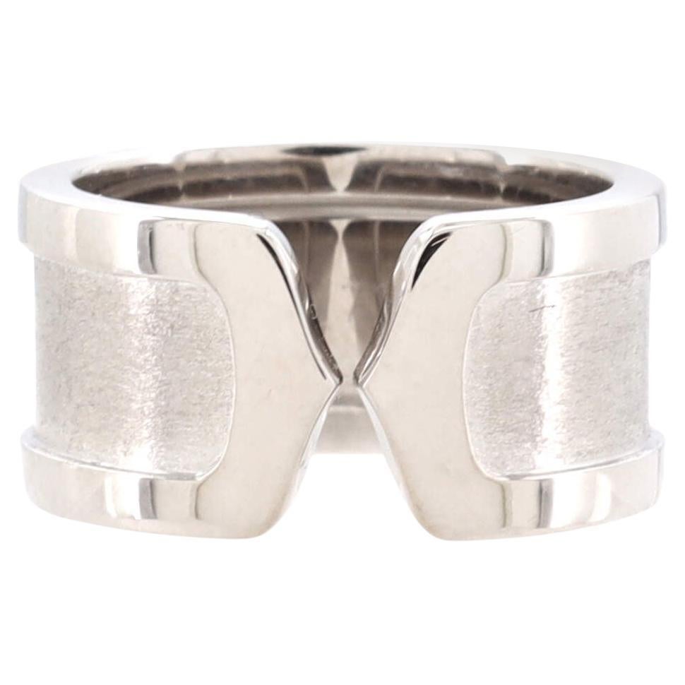 Cartier C de Cartier Bague en or blanc 18 carats 10 mm
