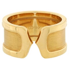Cartier C de Cartier Ring aus 18 Karat Gelbgold