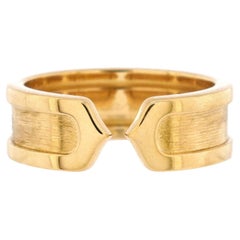Anello A.I.C. di Cartier in oro giallo 18 carati 6 mm