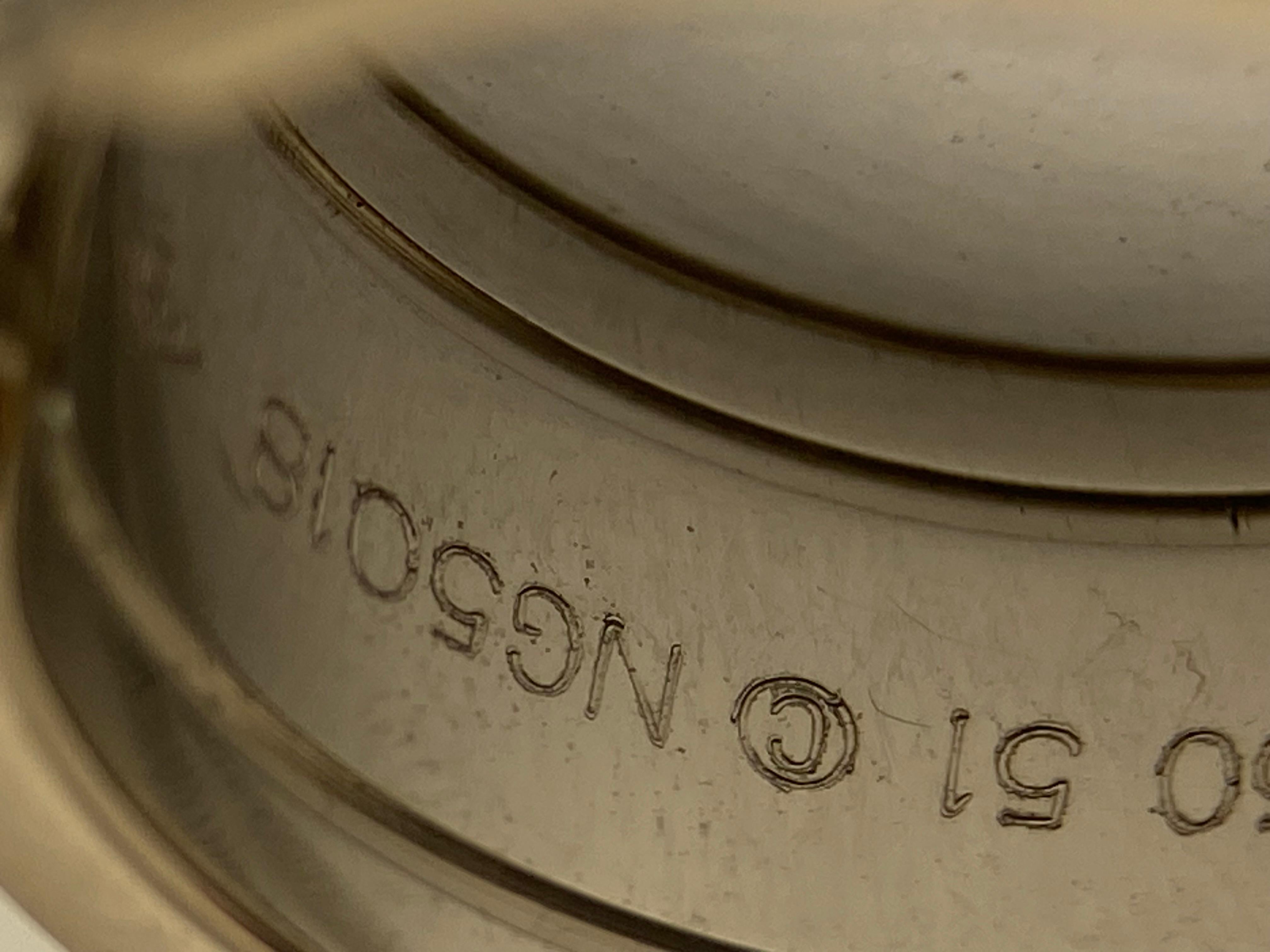 Cartier C de Cartier Ring in White Gold with Diamonds in vendita 5