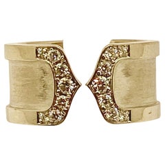 Cartier C de Cartier Ring in White Gold with Diamonds